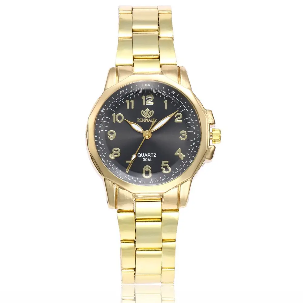 Couple Gold Watch Set Digital Display Korean Design - Image 16