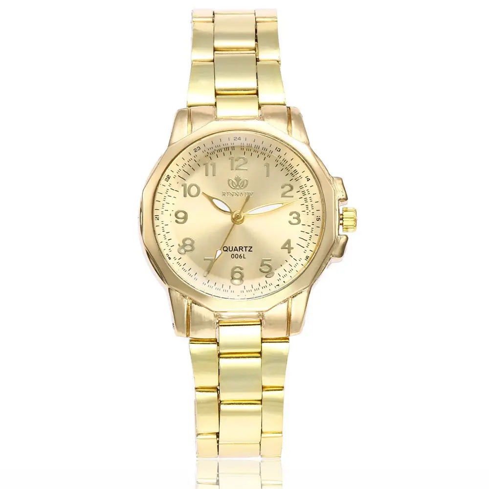 Couple Gold Watch Set Digital Display Korean Design - Image 17