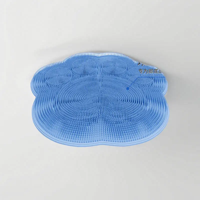 Bathroom Foot Scrubber Mat for Washing Feet, Removing Dead Skin, Large Size Lazy Back Scrubber with Suction Cup, Free Shipping