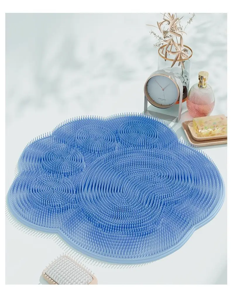 Bathroom Foot Scrubber Mat for Washing Feet, Removing Dead Skin, Large Size Lazy Back Scrubber with Suction Cup, Free Shipping — feature 10
