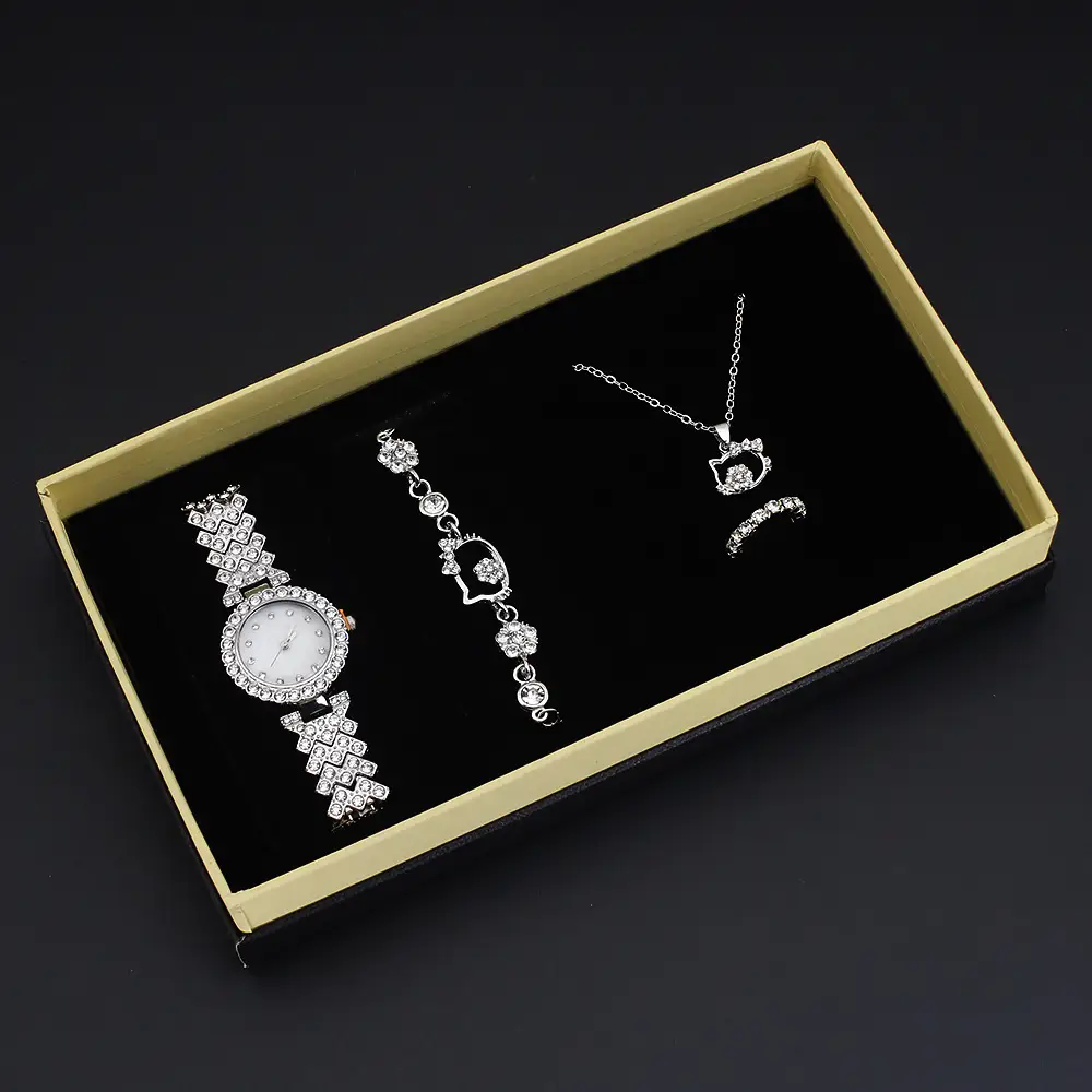 High-Looking Diamond Quartz Watch Set for Women — feature 8