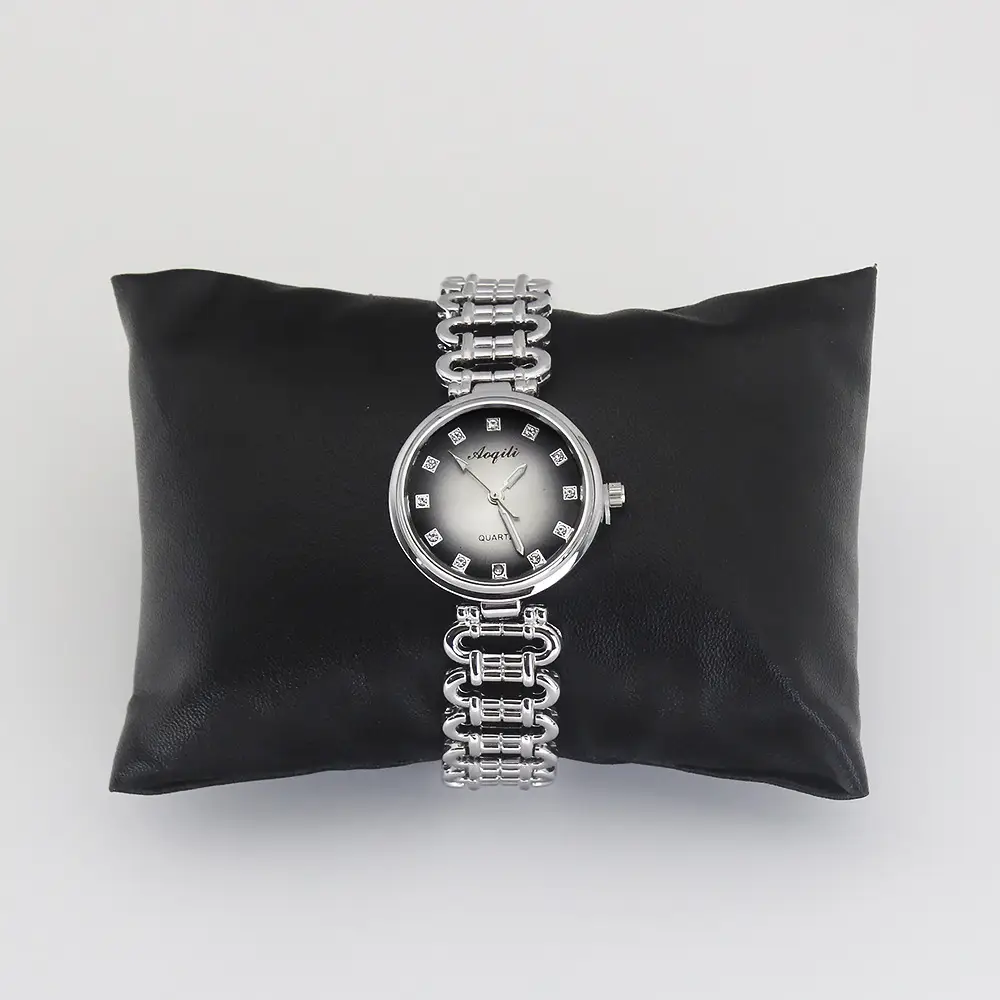 Women's Silver Quartz Bracelet Watch Set - Image 11
