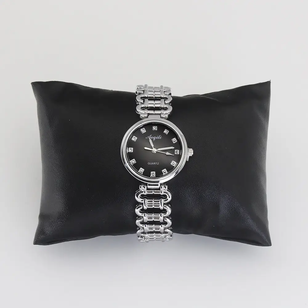 Women's Silver Quartz Bracelet Watch Set - Image 12