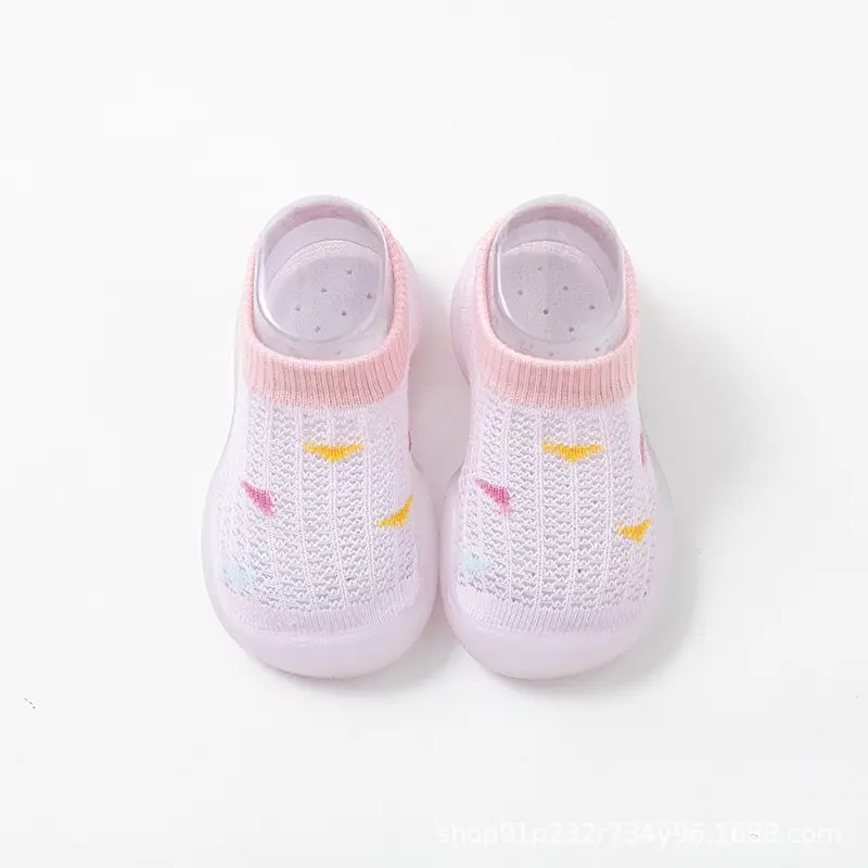 Baby Walking Sandals Light Blue Hollow Design 1-2Y