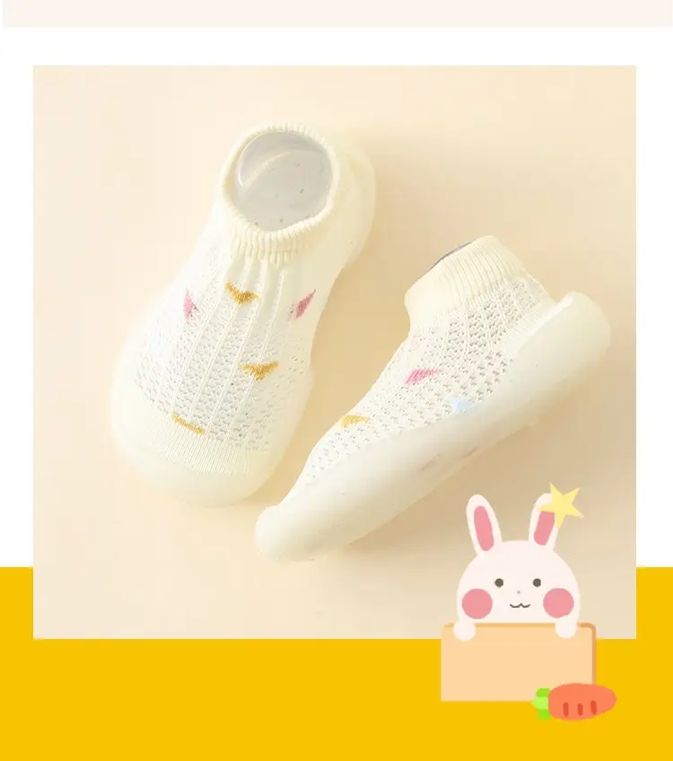 Baby Walking Sandals Light Blue Hollow Design 1-2Y