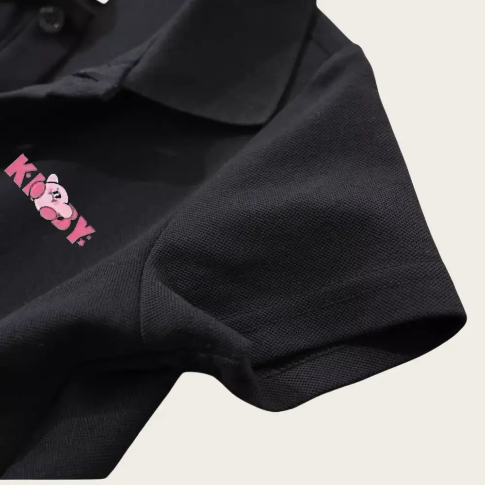 Japanese Style Kirby Boys T-Shirt Black 1600cm — feature 10