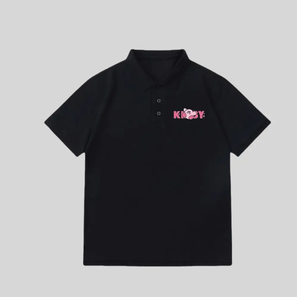 Japanese Style Kirby Boys T-Shirt Black 1600cm — feature 8