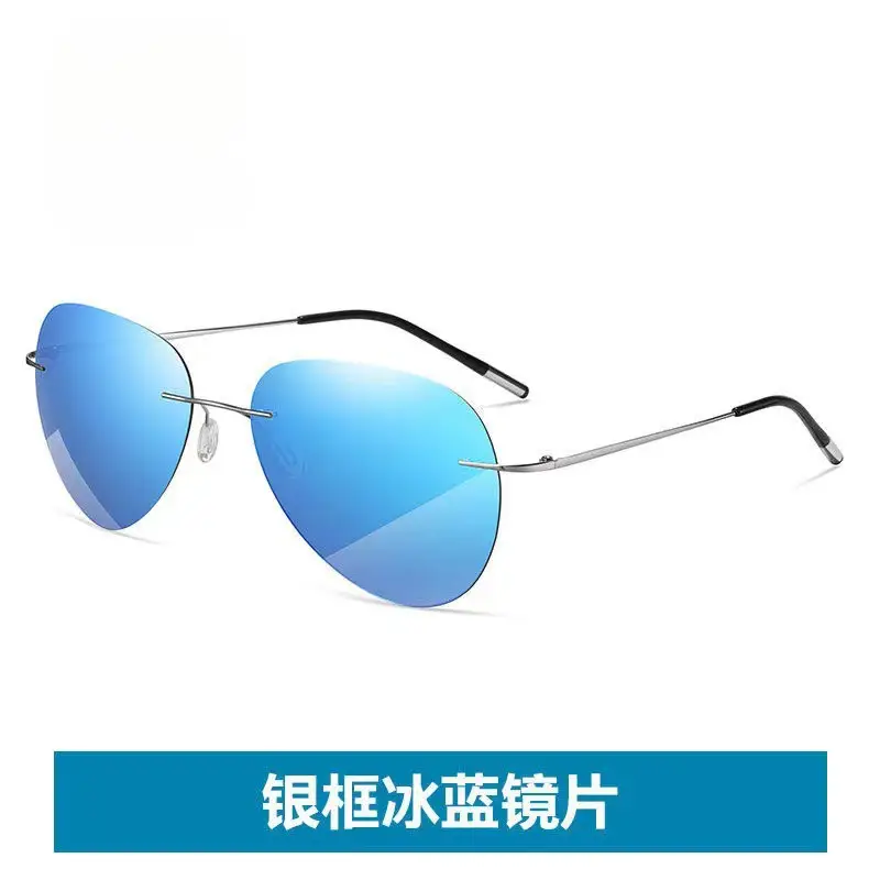 Memory Titanium Aviator Sunglasses for Men - Image 14