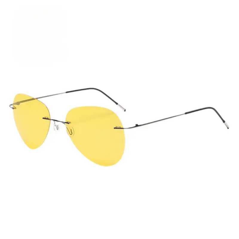 Memory Titanium Aviator Sunglasses for Men - Image 15