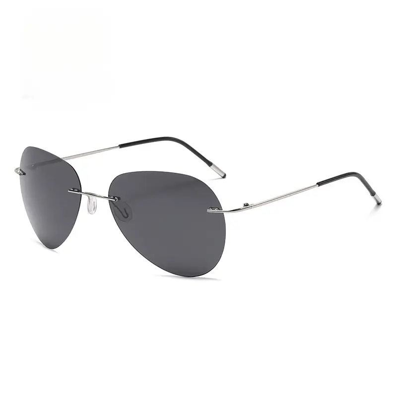 Memory Titanium Aviator Sunglasses for Men - Image 3
