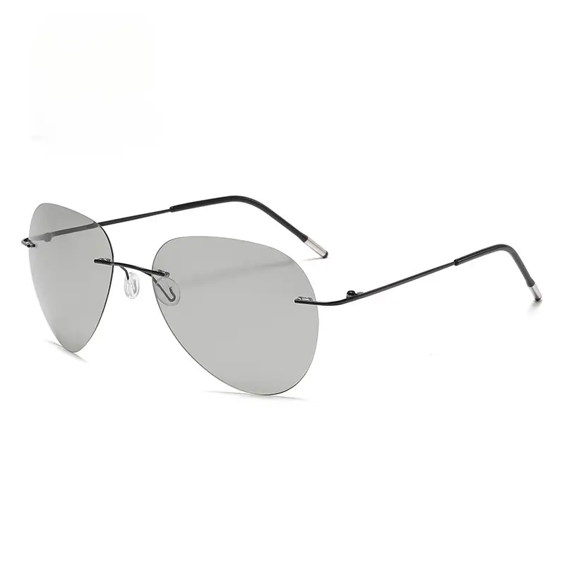 Memory Titanium Aviator Sunglasses for Men - Image 4