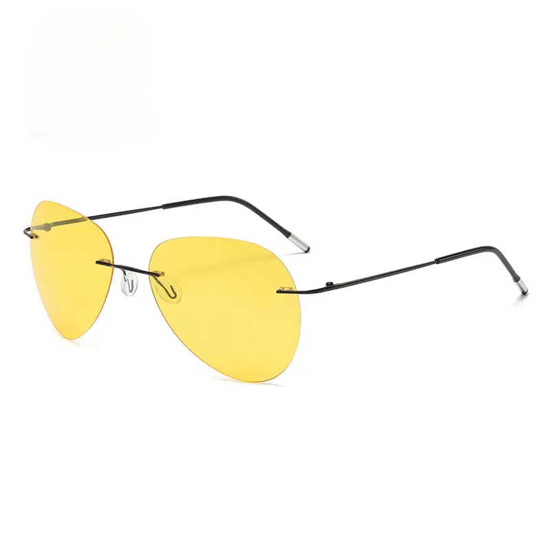 Memory Titanium Aviator Sunglasses for Men - Image 7
