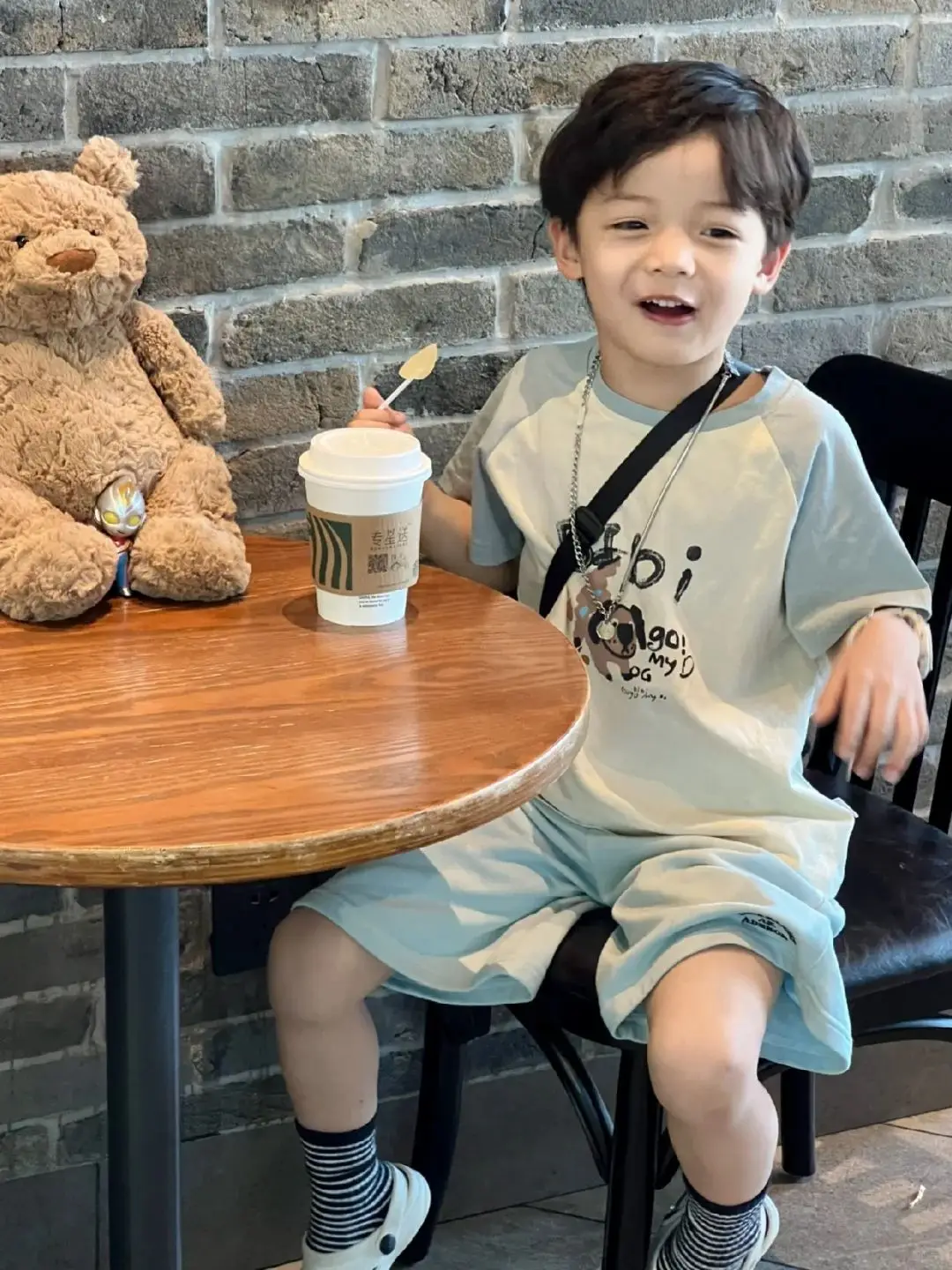 Cartoon Boys Cotton Casual Shorts Set Small Medium — feature 8
