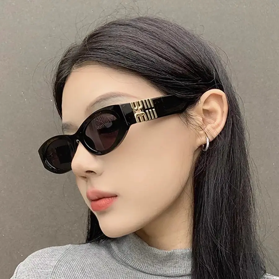 Women Retro Cat-Eye Sunglasses 2025 Slimming Photo Protection - Image 8