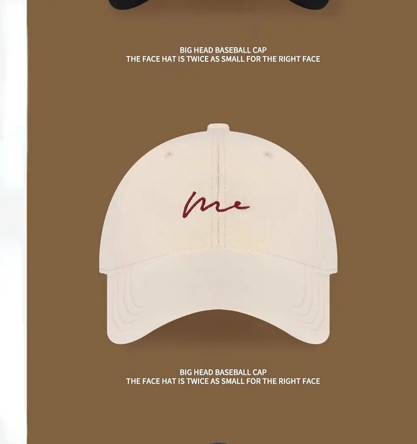 White Embroidered Baseball Cap for Women Men — feature 12