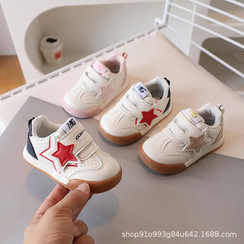 Baby Soft-Soled Toddler Shoes 2025 Spring & Fall New Baby Shoes Men's Shoes Children's Sports Shoes Girls Casual Boards - Image 5