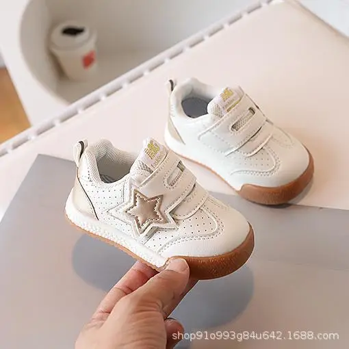 Baby Soft-Soled Toddler Shoes 2025 Spring & Fall New Baby Shoes Men's Shoes Children's Sports Shoes Girls Casual Boards