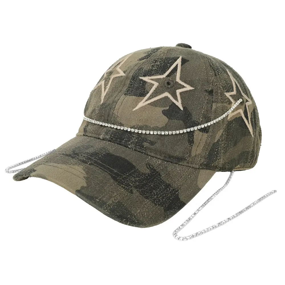 Vintage Camouflage Cap Women Spring Summer Sun Protection - Image 12