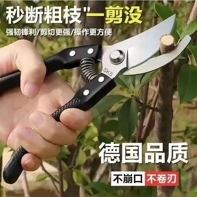 Stainless Steel Pruning Scissors, Household Gardening Scissors, Thick Fruit Tree Pruning Scissors, Garden Pruning Scissors Wholesale