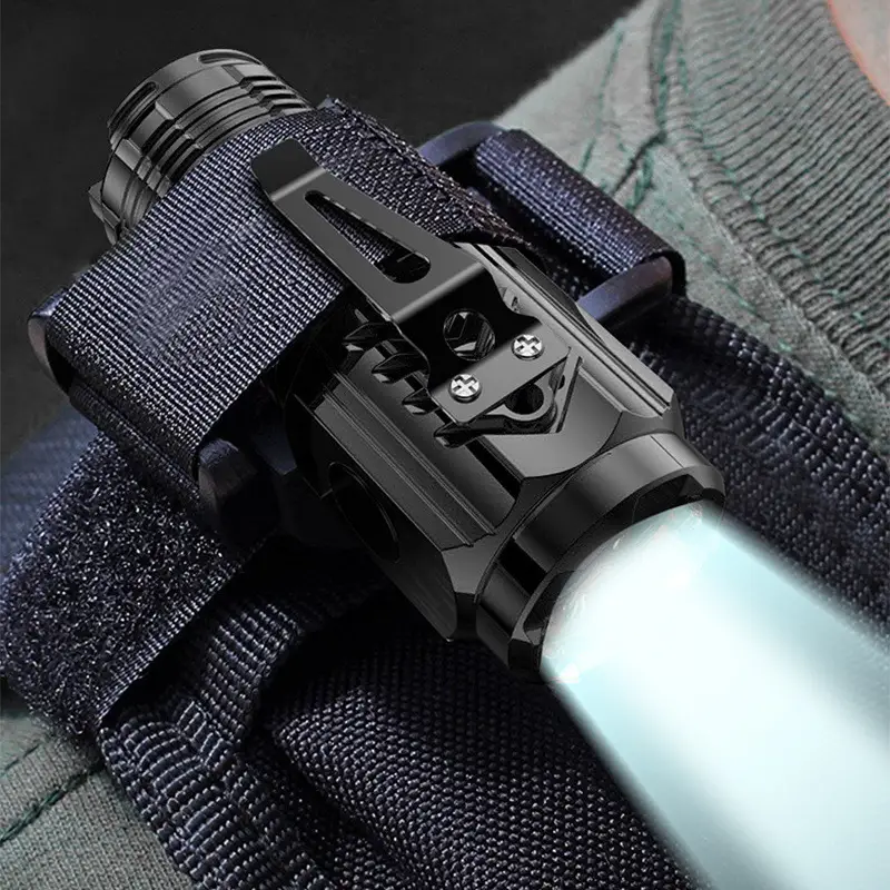 Magnetic Rechargeable Flashlight with Pen Clip & Three Colors - Image 6