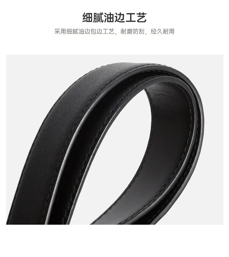 Women's Antique Leather Belt Brown Cross-Border Style — feature 7