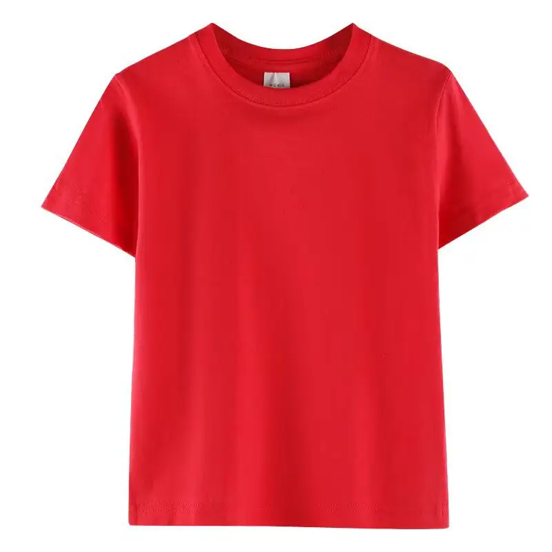 Boys Girls Kids Red T-Shirt Half Sleeve Medium Large - Image 13