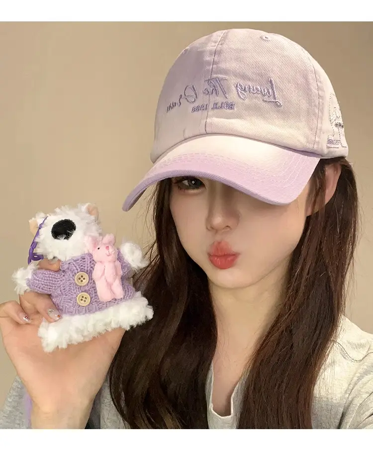 Pink Gradient Letter Baseball Cap for Women 2025 — feature 3