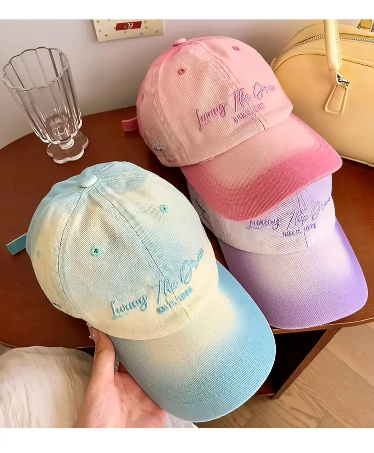 Pink Gradient Letter Baseball Cap for Women 2025 — feature 9
