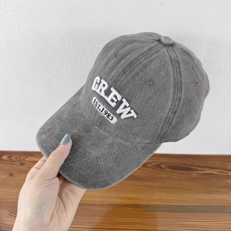 Korean Style Embroidered Letter Cap for Men Women — feature 11