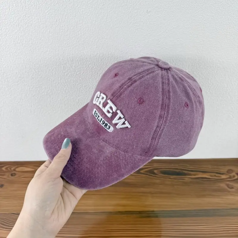 Korean Style Embroidered Letter Cap for Men Women — feature 9