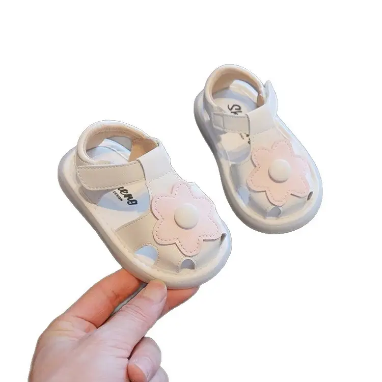 Baby Girl Floral Sandals 1-3Yr Soft Soled