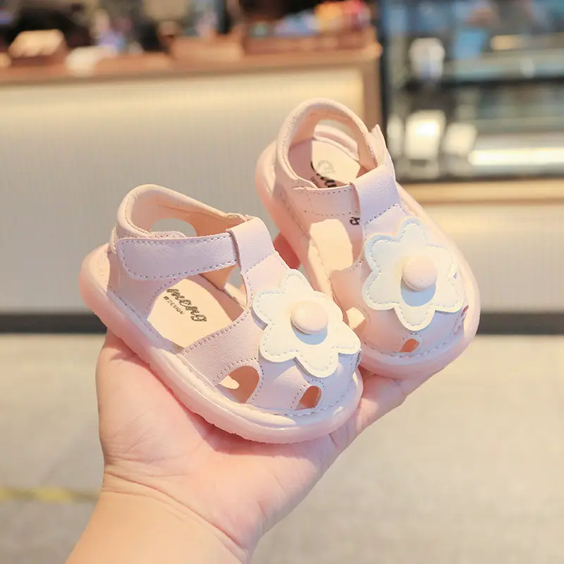 Baby Girl Floral Sandals 1-3Yr Soft Soled — feature 4