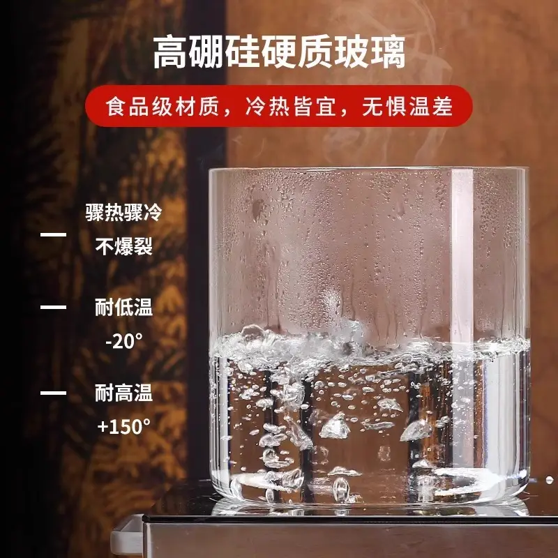Glass Fruit Juice Bucket with Hot Water & Straw - Image 16