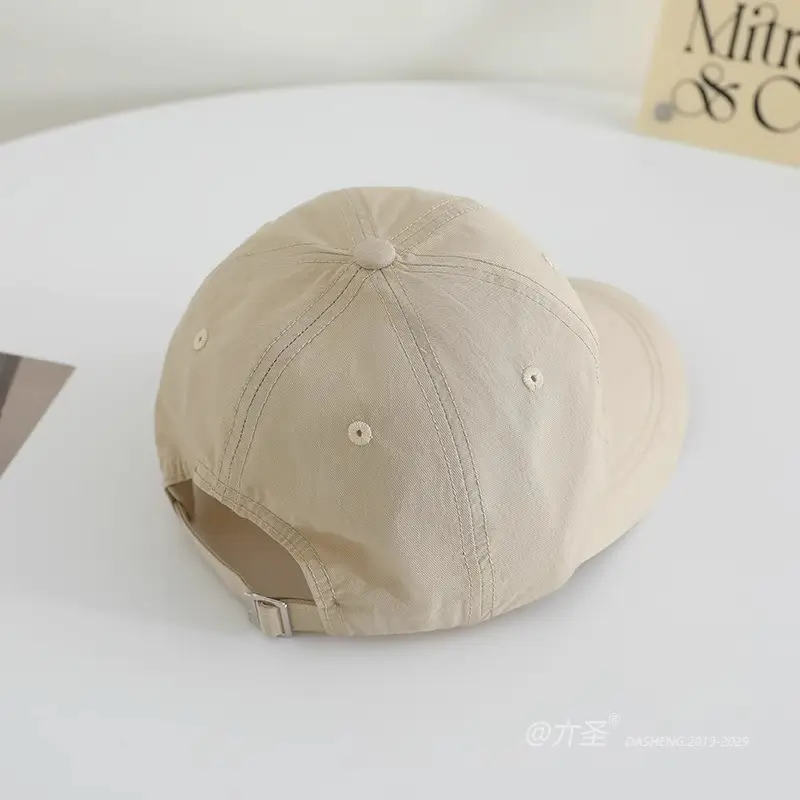 Maroon Embroidered Baseball Cap for Women Spring Summer — feature 14