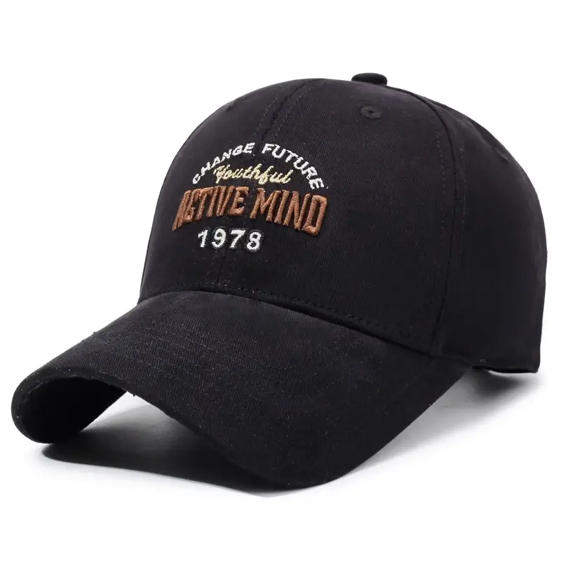 American Hard Top Sun Hat with "Active Mind" Embroidery - Image 13