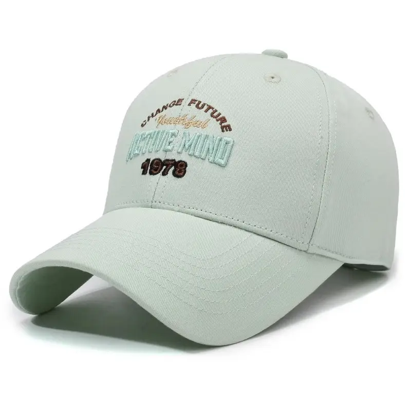 American Hard Top Sun Hat with "Active Mind" Embroidery - Image 5