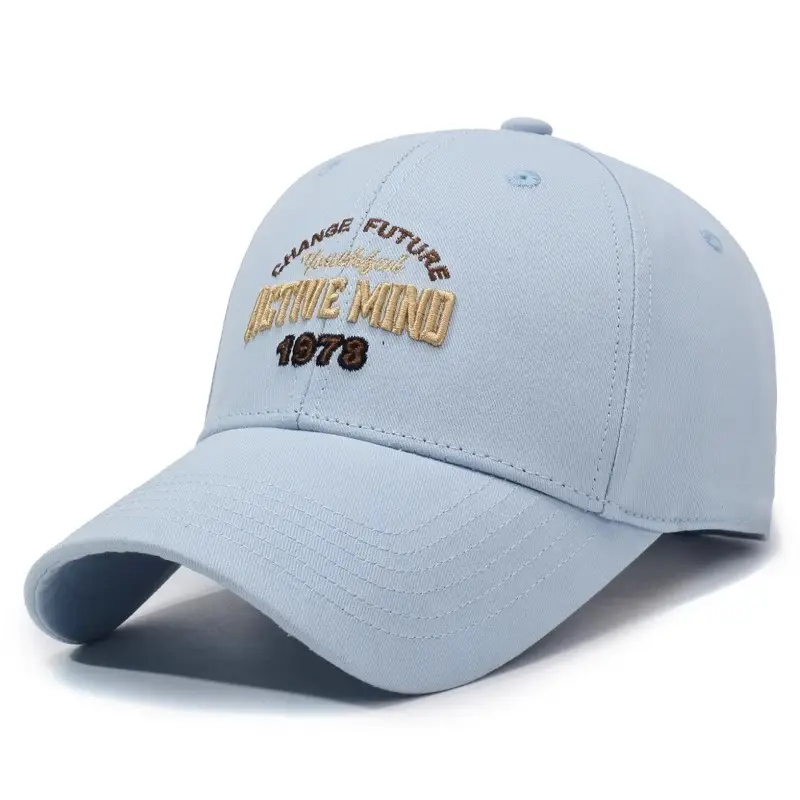 American Hard Top Sun Hat with "Active Mind" Embroidery - Image 8