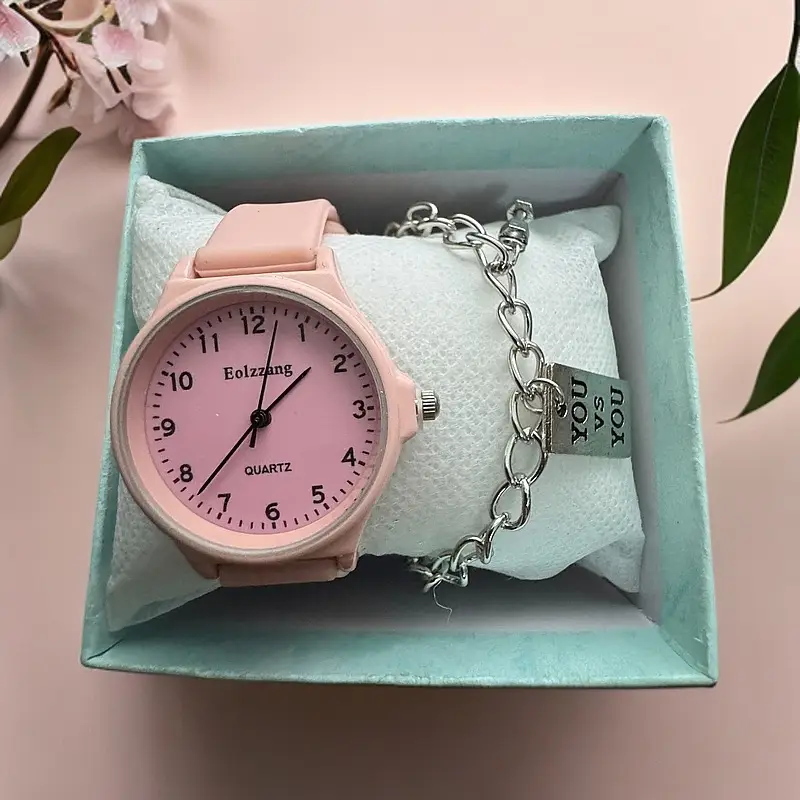 Sweet White Chain Watch for Girls Middle School - Image 5