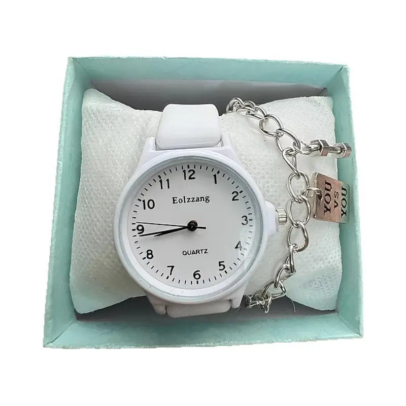 Sweet White Chain Watch for Girls Middle School - Image 7