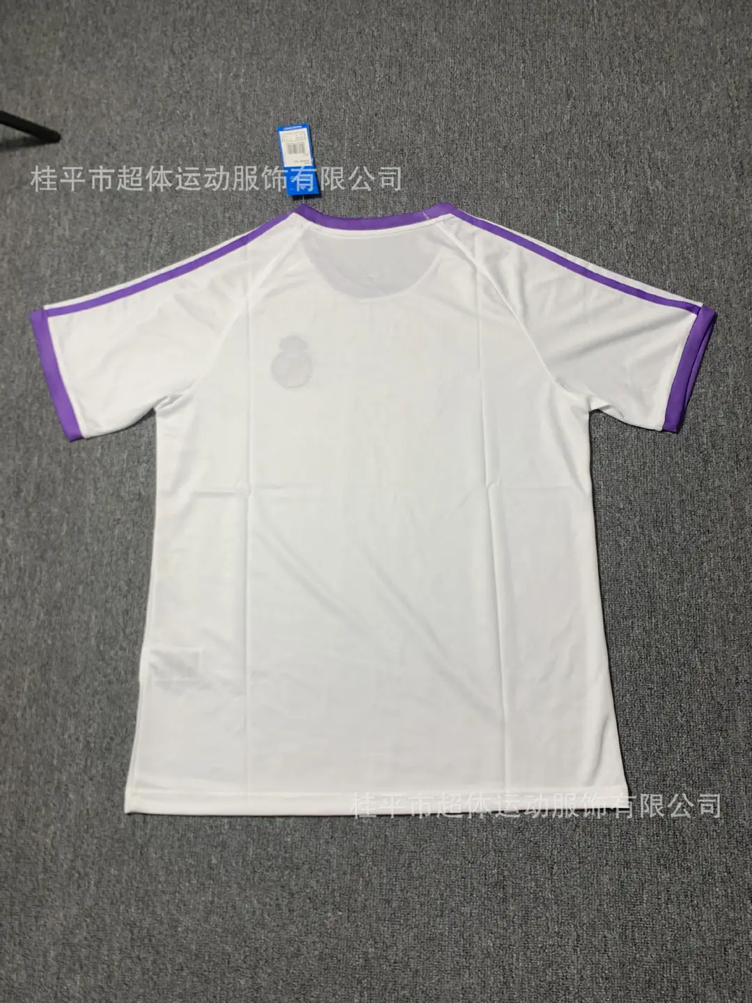 2526 Real Madrid Home Short-Sleeved T-Shirt Men's Football 2627 Real Madrid Club Jersey Printed Quick-Drying Breathable Engraving Version — feature 5
