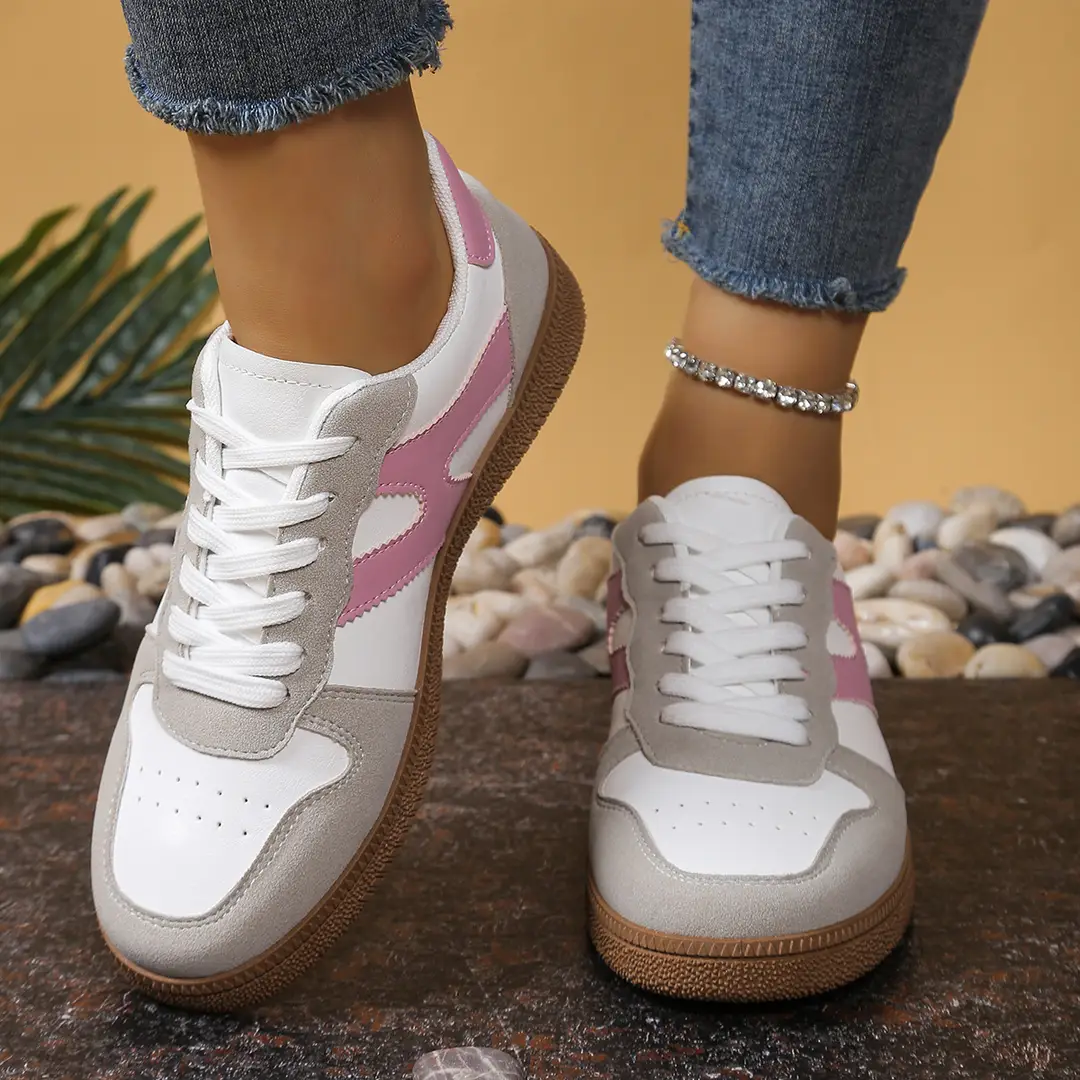 Breathable Foreign Trade Shoes, German Training Shoes, Women's Shoes, Women's Models, 2026 Spring New Versatile Casual Sports Women's Sneakers, Trendy - Image 3