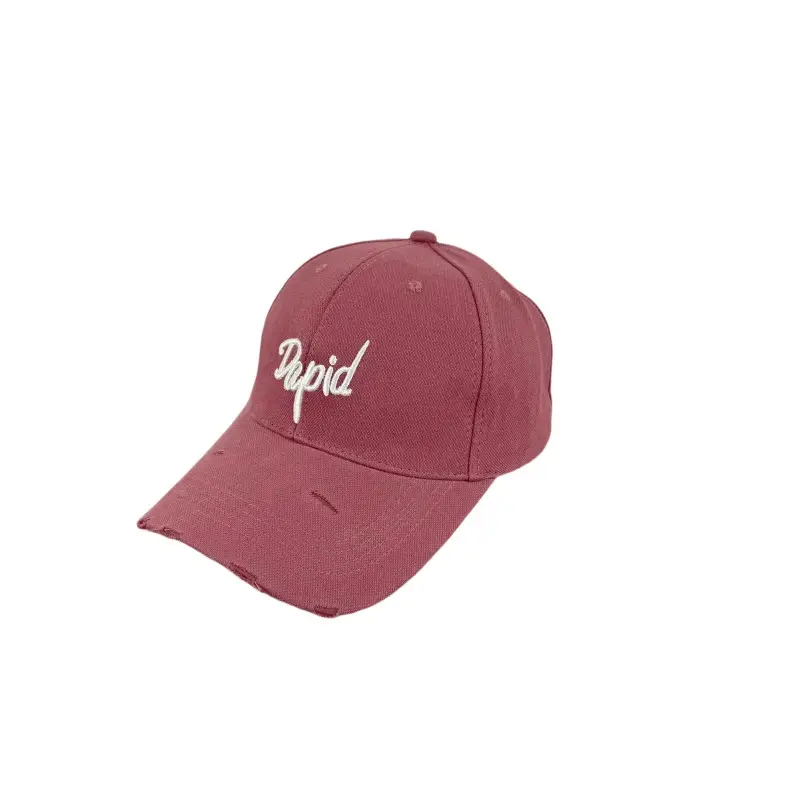 Korean Style New Letter Embroidery Baseball Cap for Men Women