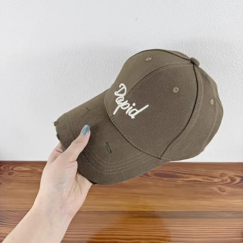 Korean Style New Letter Embroidery Baseball Cap for Men Women — feature 11