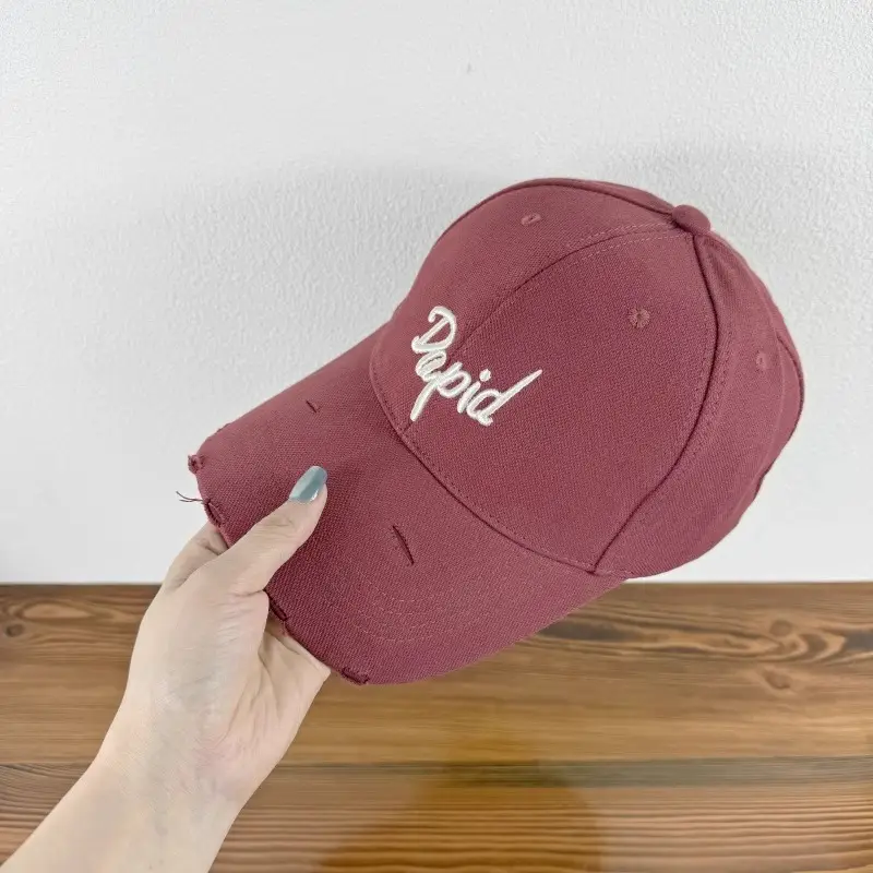 Korean Style New Letter Embroidery Baseball Cap for Men Women — feature 13