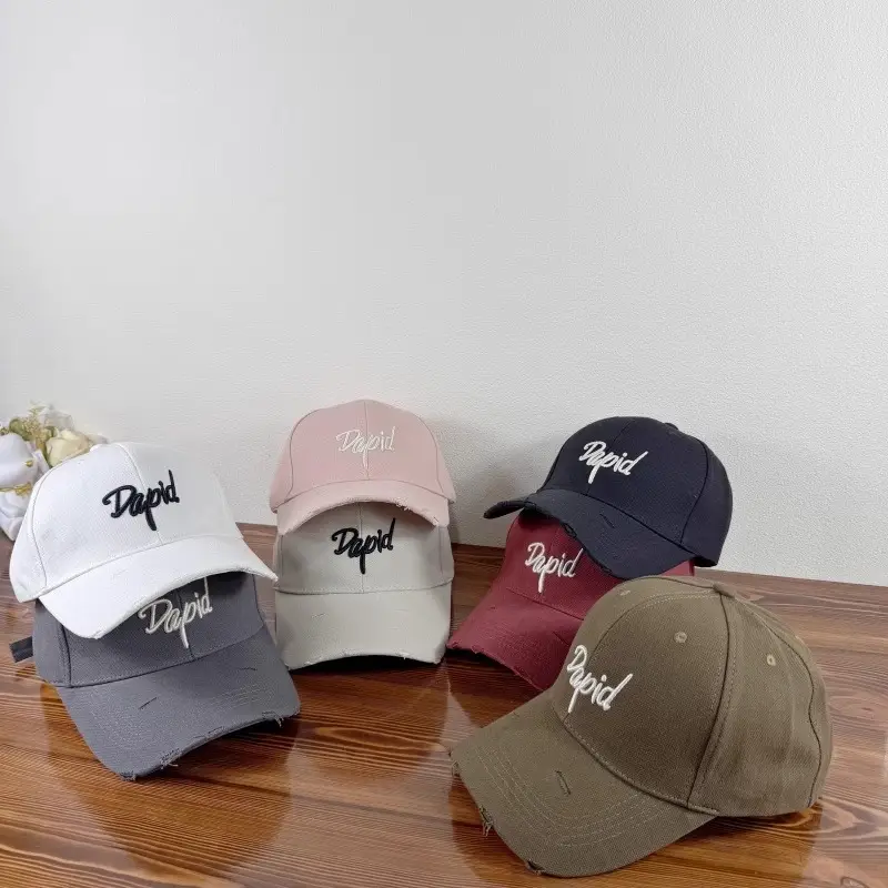 Korean Style New Letter Embroidery Baseball Cap for Men Women — feature 6