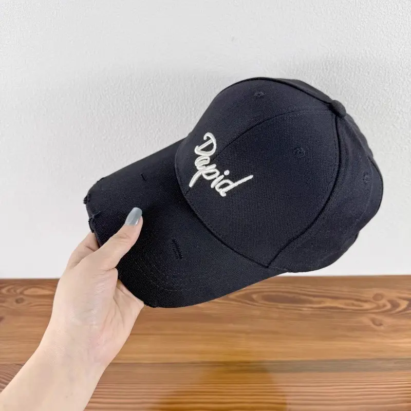 Korean Style New Letter Embroidery Baseball Cap for Men Women — feature 8