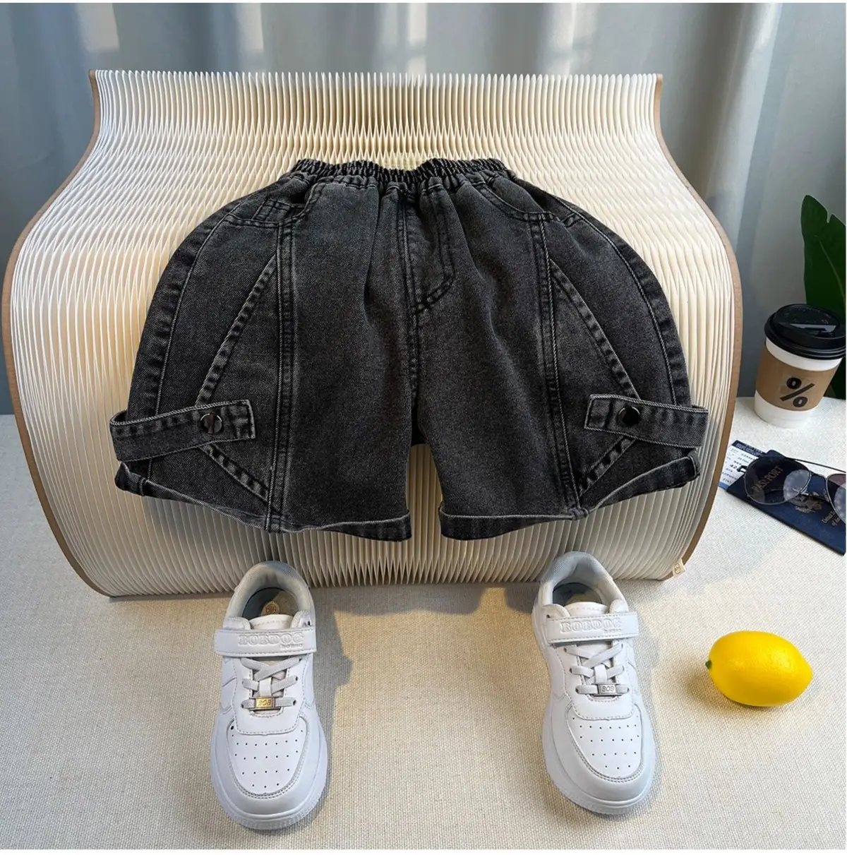 Boys Korean Style Shorts Suit Summer High-End Kids — feature 8
