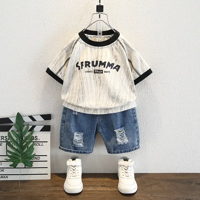 Boys Tie-Dye Short Sleeve T-Shirt Summer 2025 - Image 4