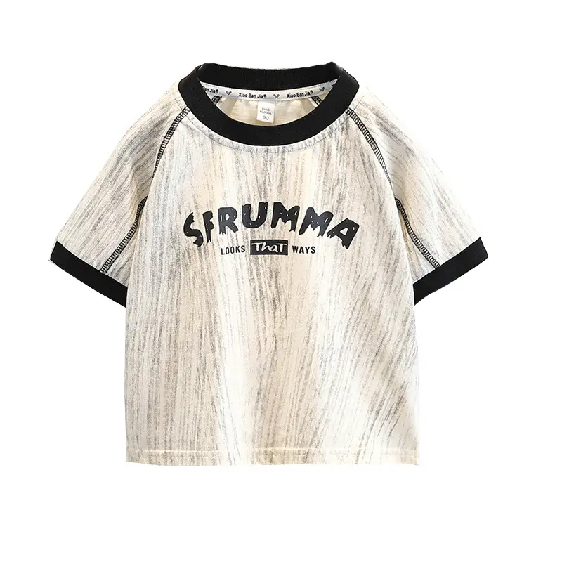 Boys Tie-Dye Short Sleeve T-Shirt Summer 2025 - Image 5