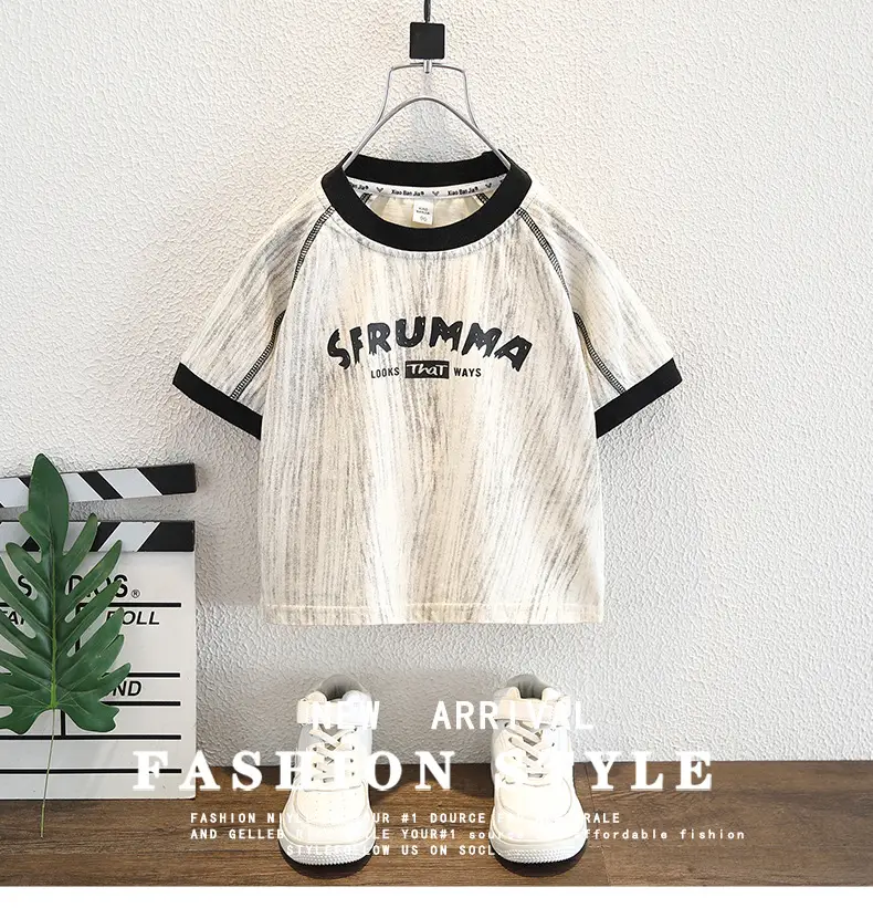 Boys Tie-Dye Short Sleeve T-Shirt Summer 2025 — feature 1